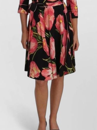 Dolce & Gabbana floral-print knee-length dress