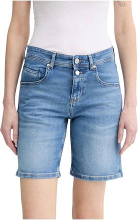 Marc O'Polo Dames, Korte broeken, Blauw, Maat: W25 Denim