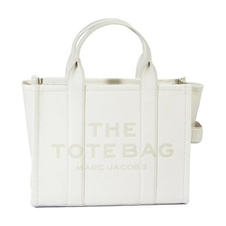 Marc Jacobs Shopping Bags, female, White, ONE SIZE, The Leather Medium Tote
