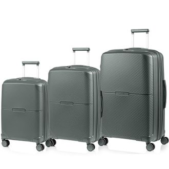 Champs Luggage Aura / 3-Piece Luggage Set / Black