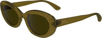 Longchamp LO756S 200 Womens Sunglasses Brown Size 50