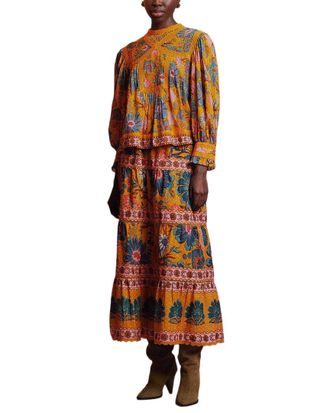 Farm Rio Mica Collar Blouse