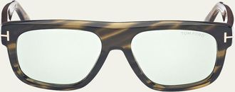 Tom Ford Icon T-Monogram Aviator Sunglasses
