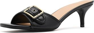 Tommy Hilfiger Camhila Womens Sandals Black : 7.5 M, Faux Leather