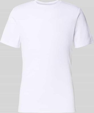 Only & Sons Regular Fit T-Shirt mit Rippstruktur Modell TANNER in Weiss, Gr&ouml;&szlig;e XXL