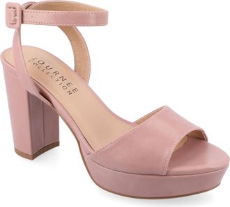 Journee Collection Women & apos;s Nairri Medium and Wide Width Dress Sandals