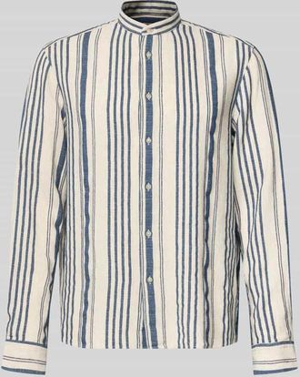 Cinque Regular Fit Freizeithemd mit Leinen-Anteil in Beige, Gr&ouml;&szlig;e XL