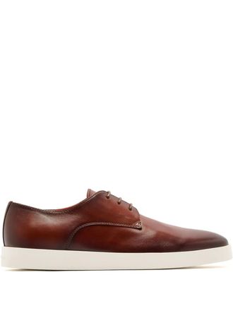 Santoni Derby stringate - Marrone