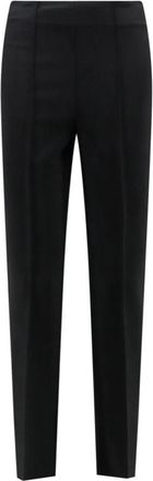 R&oacute;he Straight Broeken - Dames - Straight fit broeken - Zwart - 3XS - Leer - Broeken