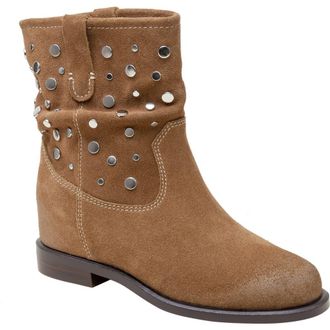 Linea Paolo Terry Studded Slouchy Bootie in Olive at Nordstrom Rack, Size 9