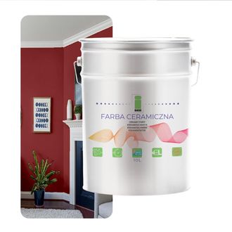 OEM Pintura Cer&aacute;mica Lavable Color Marr&oacute;n Ladrillo Para Paredes, 10 L, Resistente A Las Manchas