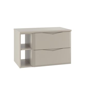 Petits Meubles Mueble bajo lavabo 80cm paneles de melamina y de mdf cachemira