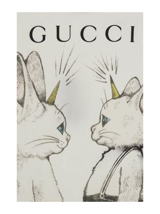 Gucci Printed Cotton T-Shirt - White