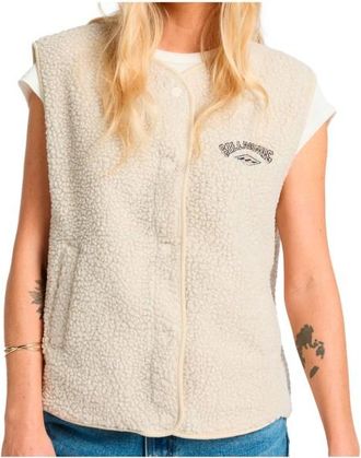 Billabong Be Happy Vest Fleecegilet f&uuml;r Damen | beige