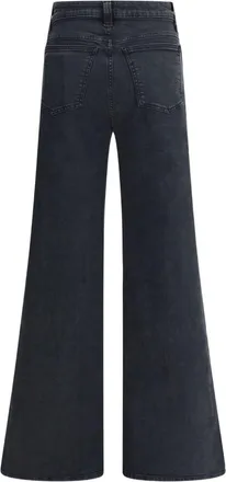 Khaite Womens Jeans Dane Black Cotton