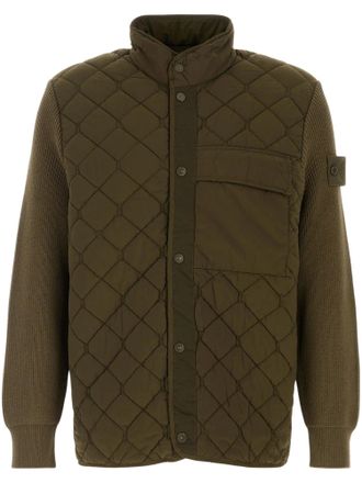 Stone Island Quilted High-Collar Jacket