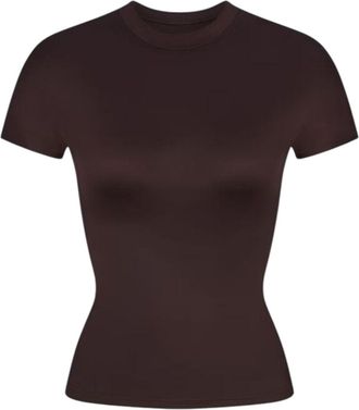 Nike (WMNS) Nike x SKIMS Shine Mock-Neck Short-Sleeve Top Phoenix TPTSH2714-PHO