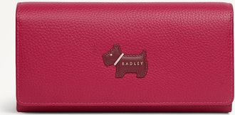 Radley London Loyal Radley Leather Extra Large Flapover Purse in Dark Rose - 111971