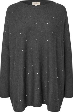 Masai Jersey de cuello redondo - Knitwear - Mujer - Gris - 2XL