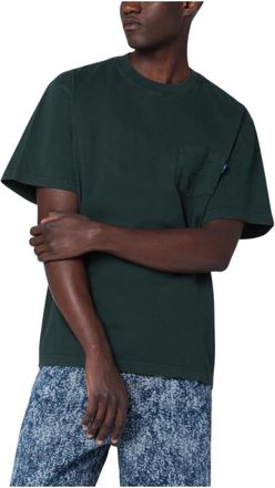 Awake NY T-shirt Girocollo Manica Corta - Heren - T-shirts - Groen - S - Tops