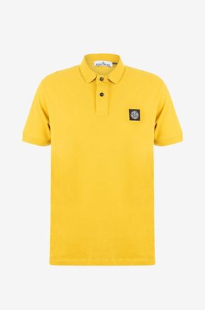 Stone Island Slim-Fit-Kurzarm-Polohemd 2SC17 Compass