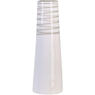 Beliani Decorative Vase TARRAGONA Ceramic 57 cm White