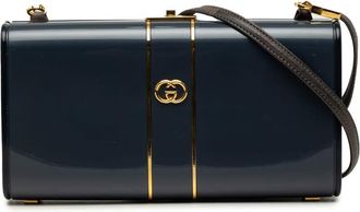 Gucci Pre-owned Gucci Patent Interlocking G Clasp Crossbody Ladies T1EO56SZI27EJPSM