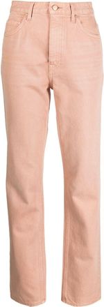 Ulla Johnson mid-rise straight-leg jeans - women - Cotton - 26 - Pink