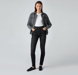 Levi's Retro High Skinny Jeans - Womens - 23X28 - Black