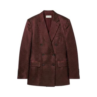 Dries Van Noten Bafya Jas - Dames - Jassen - Rood - Maat: M