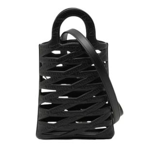 Balenciaga Pre-owned Mini Bags, female, Black, Size: ONE SIZE Pre-owned Neo Phone Holder Leather 2way Shoulder Bag