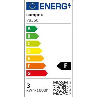 Sompex Sompex L&aacute;mpara Moderna Negra 36 Cm Dise&ntilde;o Ip65