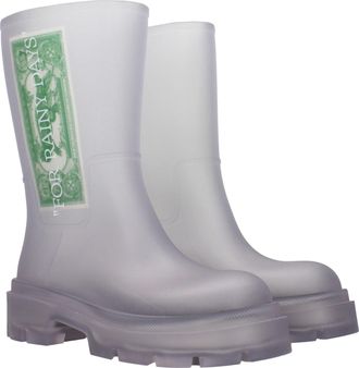 Off-white Mens Transparent Pvc Ankle Boots
