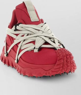 Rick Owens leather high-top sneakers