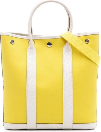 Hermès Borsa a tracolla Toile and Negonda Garden File 2020 - Bianco