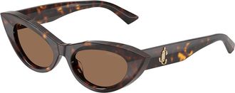 Jimmy Choo London JC5075U 500273 Womens Sunglasses Tortoiseshell Size 51