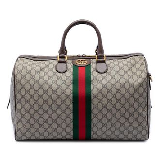 Gucci Pre-owned Gucci Medium GG Supreme Web Ophidia Carry On Duffle Bag Ladies M8WF5K3TF27U367U