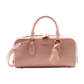 AVENUE 67 Handbags, female, Pink, Size: ONE SIZE Mini Rigid Leather Case