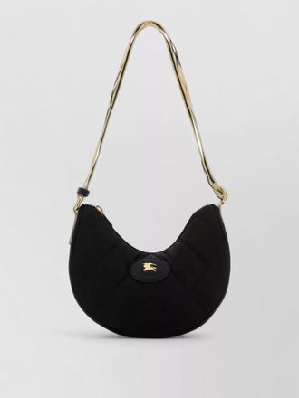 Burberry nylon horseshoe crossbody bag adjustable strap