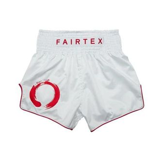 OEM Pantalones Cortos Fairtex Muay Thai Enso Bs1918 Blanco/rojo Talla M