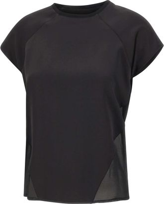 Liu Jo Satijnen Top - Dames - T-shirts - Zwart - M - Satijn - Tops