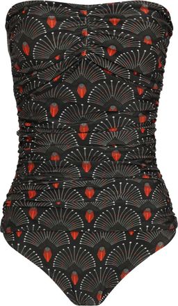 Lygia & Nanny Costume da bagno Melissa a fascia - Grigio