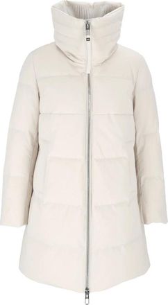 Duno Lavia Down Jacket - Dames - Dons jassen - Wit - XL - Wol - Jassen