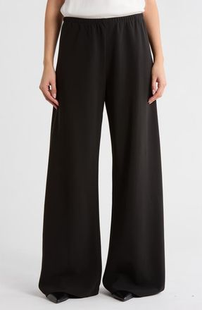 Vince Camuto Elastic Waist Seamless Pants in Rich Black at Nordstrom Rack, Size X-Large