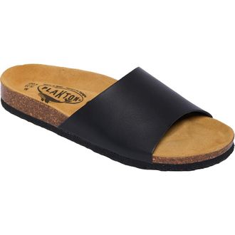 Plakton Bala Slide Sandal in Vaquetilla Negro at Nordstrom Rack, Size 10Us / 41Eu
