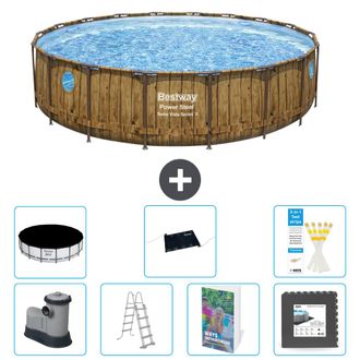 Bestway Piscina Bestway Power Steel Redonda - 549x122 Cm - 8-piezas S543