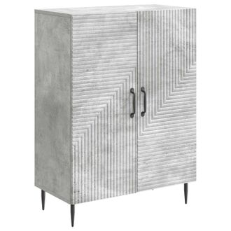 vidaXL Aparador Gris Hormig&oacute;n 66 X 34,5 X 89,5 Cm Madera De Ingenier&iacute;a Vidaxl