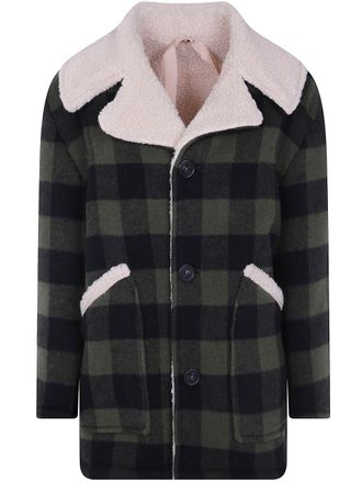 N&deg;21 Jacket Wool Plaid Fabric Outwear Jacket