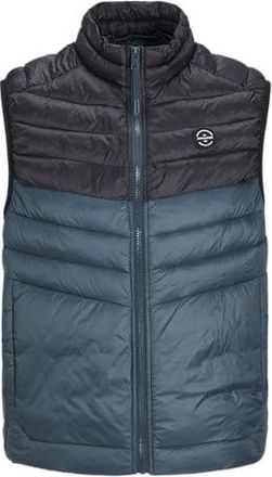 Gilet Sans Manches Matelassé Pour Homme - Veste Légère Rembourrée, Fermeture Zippée, Style Décontracté Et Chaud - 2