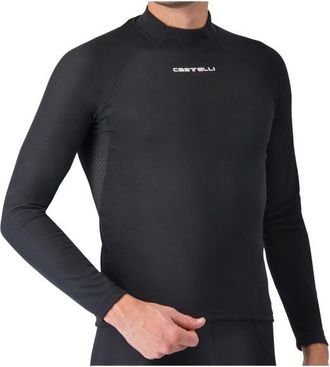 Castelli Flanders 2 Long Sleeve Velounterhemd für Herren | schwarz